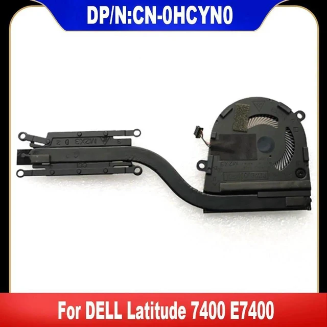 Main image of AJMRTC CPU Cooling Fan with Heatsink Radiator for Dell Latitude 7400 E7400 Laptop, Replacement PN 0HCYN0 CN0HCYN0 HCYN0 AT2EE001ZCL EG50040S1CF10S9A, 4Pin PWM Internal Laptop Cooler Assembly