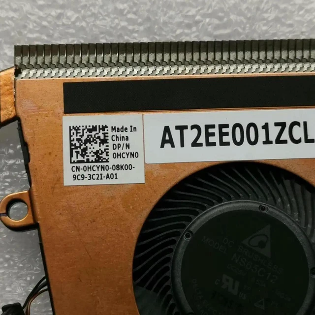 Alt view image 3 of 3 - AJMRTC CPU Cooling Fan with Heatsink Radiator for Dell Latitude 7400 E7400 Laptop, Replacement PN 0HCYN0 CN0HCYN0 HCYN0 AT2EE001ZCL EG50040S1CF10S9A, 4Pin PWM Internal Laptop Cooler Assembly
