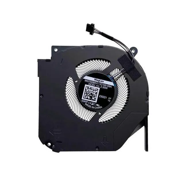 Alt view image 2 of 3 - AJMRTC CPU Cooling Fan MG75090V11C100S9A for Mechrevo Jiaolong 7, Titanium Tantalum Plus Gaming Laptop with RTX30 Series GPU, DC5V 2.5W 4Pin PWM Internal Notebook Cooler Replacement Fan