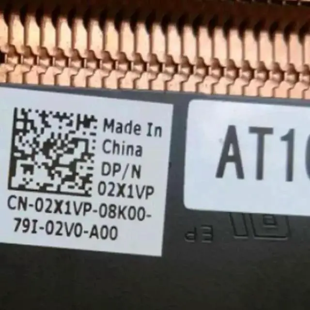 Alt view image 3 of 3 - AJMRTC CPU Cooling Fan with Heatsink Radiator for Dell Inspiron 7000 7460 7560 7472 Laptop, Replacement PN 02X1VP CN02X1VP 2X1VP AT1Q3003Z00, 4Pin PWM Discrete GPU Notebook Thermal Assembly