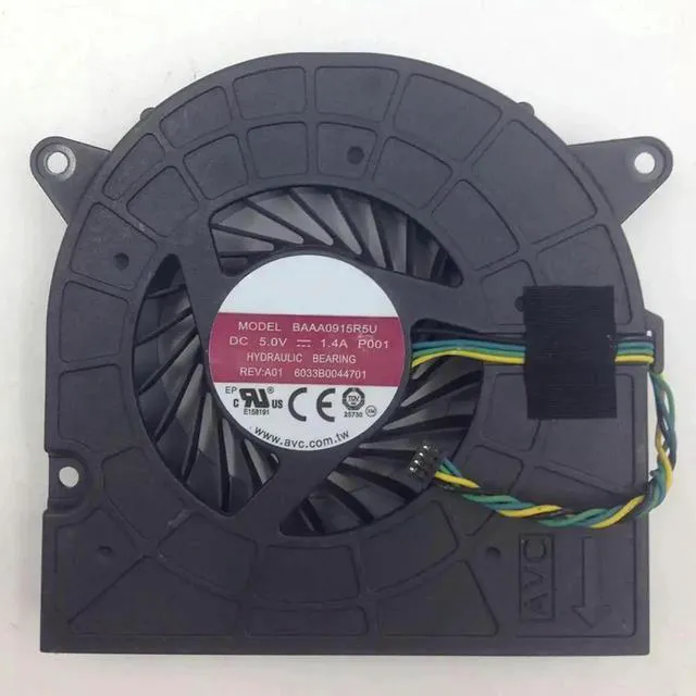 Alt view image 2 of 2 - AJMRTC CPU Cooling Fan 00PC723 00XD821 for Lenovo IdeaCentre AIO 30023ISU 30023ACL AllinOne Desktop, BAAA0915R5U EF90150SXC010S9A DC5V 4Pin PWM Internal AIO Cooler Replacement Repair Fan
