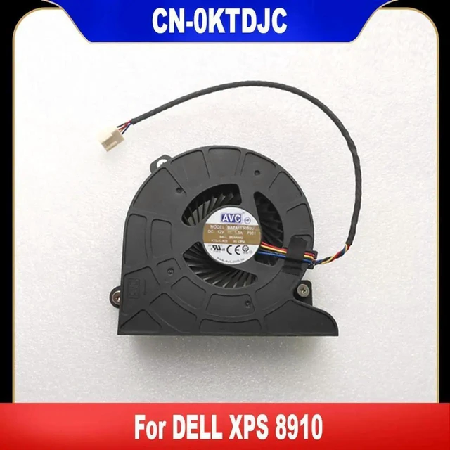 Main image of AJMRTC Desktop CPU Cooling Fan for Dell XPS 8910 Tower, OEM 0KTDJC KTDJC CN0KTDJC, 4Pin PWM Blower Cooler Replacement Spare Part for Desktop Internal CPU Heat Dissipation Repair