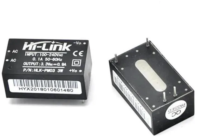 Main image of AJMRTC HLKPM03 Isolated ACDC Switching Power Supply Module, 220V AC to 3.3V DC StepDown Converter, 3W Isolated Power Module for Embedded Circuit IoT Electronic DIY Experiment