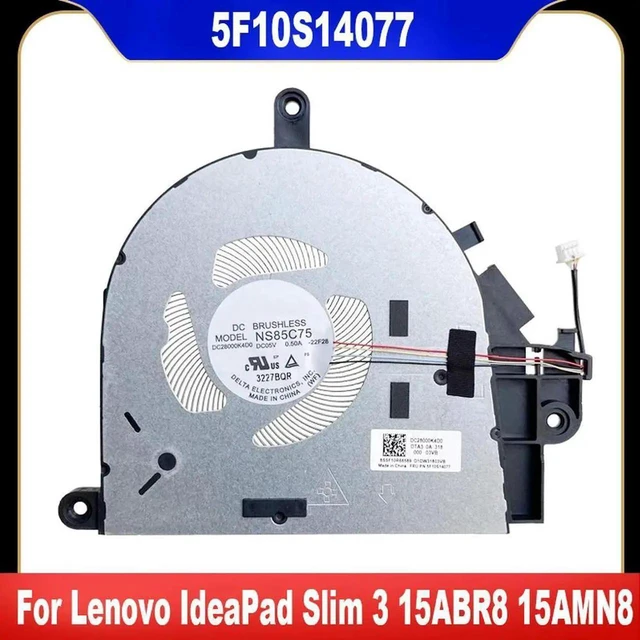Main image of AJMRTC Laptop CPU Cooling Fan for Lenovo IdeaPad Slim 3 15ABR8 15AMN8 15IRU8 16IRU8, OEM 5F10S14077 5F10S14078, DC5V Notebook Internal Cooler Replacement Repair Spare Part