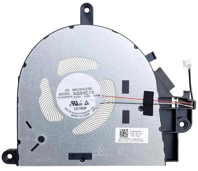 Alt view image 2 of 3 - AJMRTC Laptop CPU Cooling Fan for Lenovo IdeaPad Slim 3 15ABR8 15AMN8 15IRU8 16IRU8, OEM 5F10S14077 5F10S14078, DC5V Notebook Internal Cooler Replacement Repair Spare Part