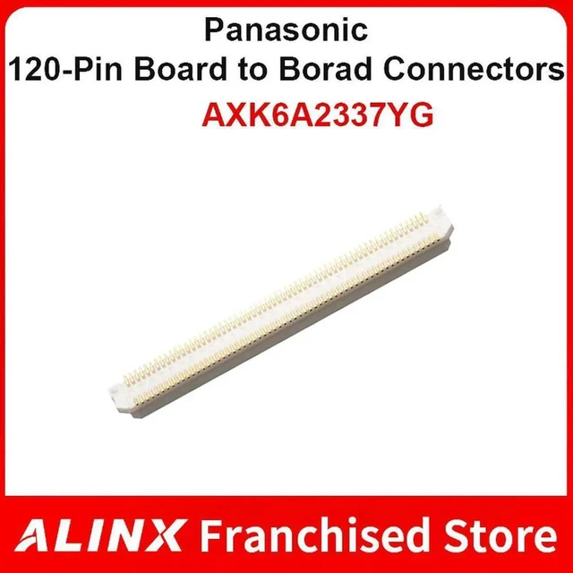 Main image of AJMRTC AXK6A2337YG BoardtoBoard Header Connector,120Pin 0.5mm Pitch SMD 3.0mm Stack Height,IndustrialGrade Mezzanine Interconnect for ALINX FPGA SoM Embedded PCB Repair Replacement