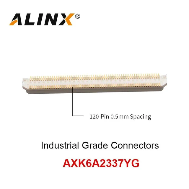 Alt view image 5 of 6 - AJMRTC AXK6A2337YG BoardtoBoard Header Connector,120Pin 0.5mm Pitch SMD 3.0mm Stack Height,IndustrialGrade Mezzanine Interconnect for ALINX FPGA SoM Embedded PCB Repair Replacement
