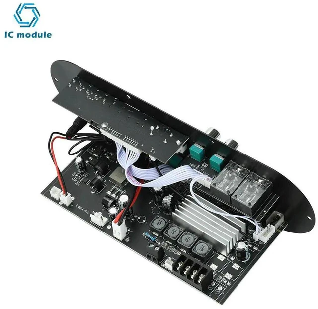 Alt view image 3 of 3 - AJMRTC D1200 HighPower Bluetooth Digital Amplifier Board, 50W+50W 2.0Channel Stereo Audio Amp Module, Wireless Bluetooth Receiver Subwoofer Amplifier for DIY Speaker Home Audio Project