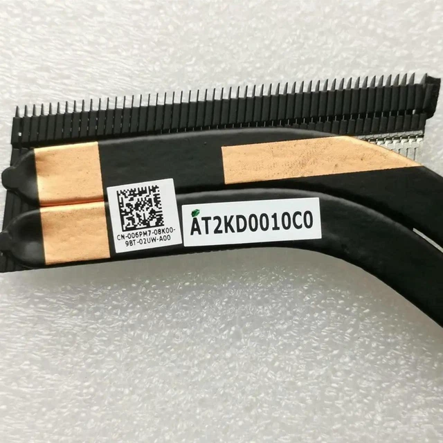 Alt view image 2 of 3 - AJMRTC Laptop CPU Cooling Fan Heatsink Assembly with Copper Tube for Dell Inspiron 7490, OEM 006PM7 CN006PM7, DC5V 4Pin PWM Notebook Radiator Cooler Replacement Repair Spare Part