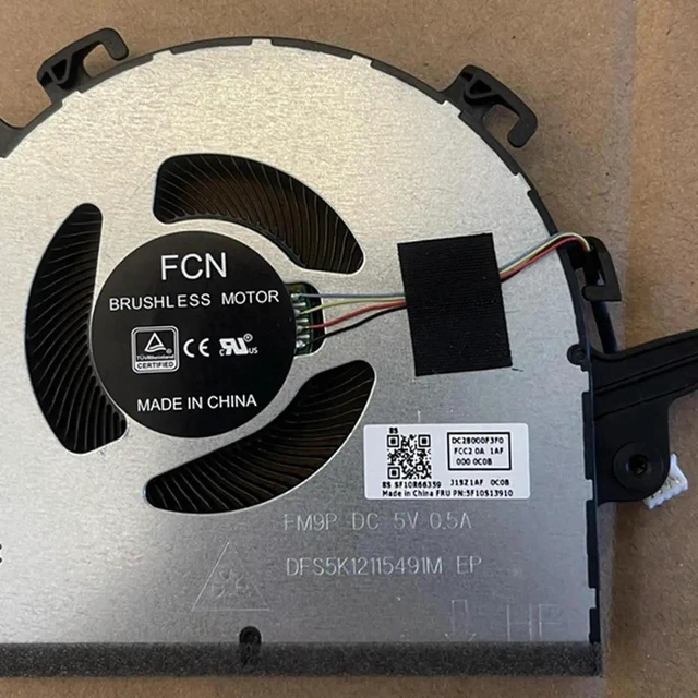 Alt view image 3 of 3 - AJMRTC Laptop CPU Cooling Blower Fan for Lenovo IdeaPad 315IIL05 15ADA05 15ARE05 15ITL05 15IML V15IIL, OEM 5F10S13910 DC28000F3F0, DC5V Notebook Internal Cooler Repair Spare Part