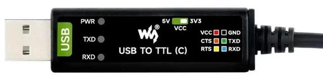 Main image of AJMRTC Industrial USB To TTL (C) 6Pin Serial Cable, FT232RNL Chip with MultiProtection Circuits, USBC to UART Adapter for Embedded Debugging Industrial Module Hardware Repair Spare Part