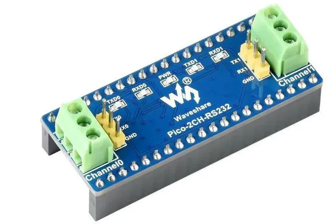 Main image of AJMRTC 2Channel UART To RS232 Module for Raspberry Pi Pico, SP3232EEN Chip TTL to RS232 Converter Board for Industrial Serial Communication MCU Debugging Hardware Development Repair Spare Part