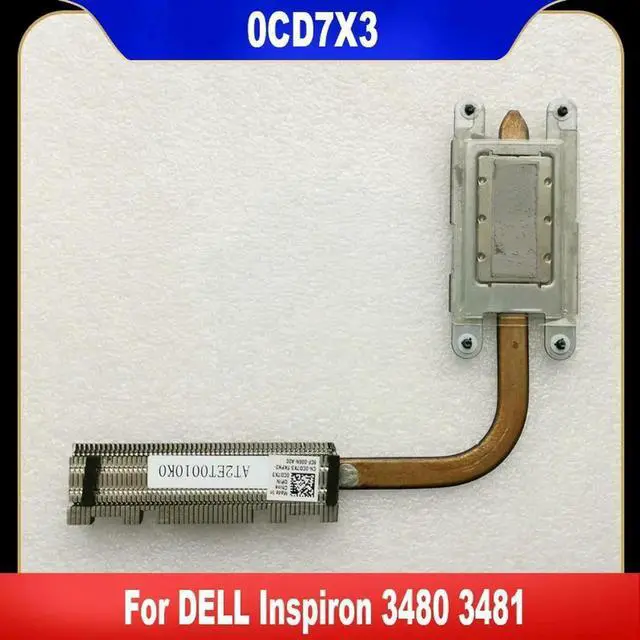 Main image of AJMRTC Laptop CPU Cooling Fan Heatsink Assembly for Dell Inspiron 3480 3481, OEM 0CD7X3 CN0CD7X3 CD7X3, DC5V 4Pin PWM Notebook Radiator Replacement Repair Spare Part