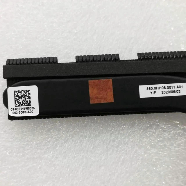 Alt view image 2 of 3 - AJMRTC Laptop Cooling Fan Heatsink Radiator Assembly 0DDX18 CN0DDX18 DDX18, Copper Tube Thermal Cooler for Vostro 5490 5498 Notebook Internal CPU Heat Dissipation Repair Parts