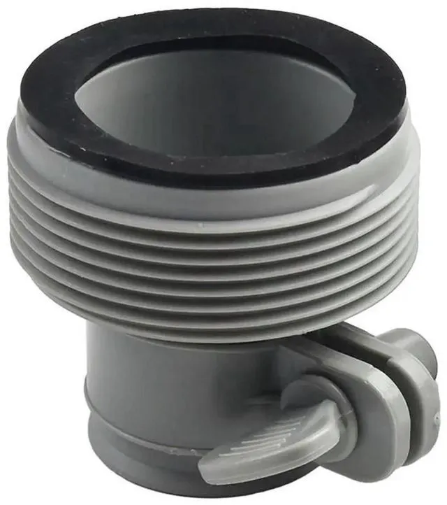 Alt view image 2 of 3 - AJMRTC Pool Skimmer Sand Pump Conversion Adapter, Replacement Pool Cleaning Fitting for Summer Waves SFX1000 SFX1500, Fits Intex 10722 25009 Swimming Pool Maintenance Accessories