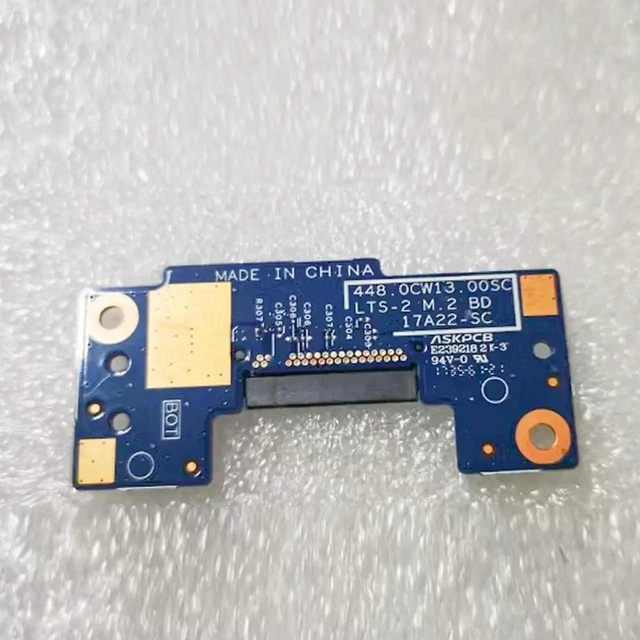 Alt view image 2 of 2 - AJMRTC M.2 SSD Small Adapter Board PN 448.0CW14.0011, Storage Interface SubBoard Replacement for Lenovo ThinkPad T580 P52S Laptop, Notebook Storage Repair Spare Accessory