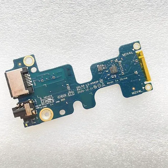 Alt view image 2 of 3 - AJMRTC Audio Ethernet LAN IO Board LSK662P PN 0PMY37 PMY37 CN0PMY37, Replacement Port Daughter Board for Dell G15 5510 5511 IntelVersion Gaming Notebook, PreTested Repair Spare Part