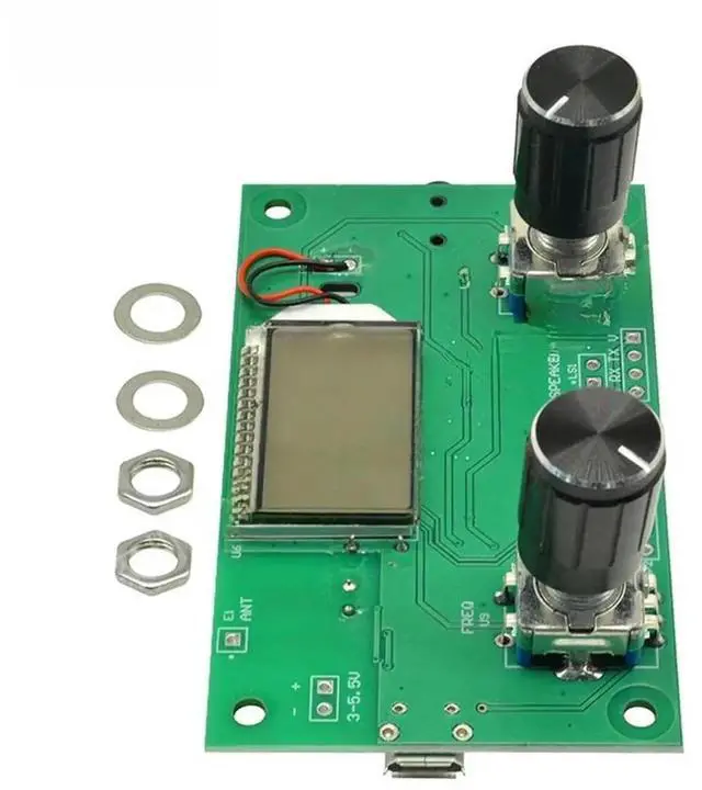 Main image of AJMRTC FM Reception Module 87108MHz, Dual Audio Output Channels FM Radio Receiver Board for Speaker, Headphone and DIY Audio Project Development