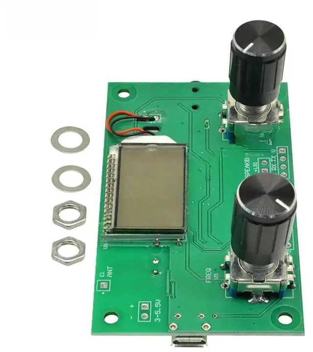 Alt view image 3 of 3 - AJMRTC FM Reception Module 87108MHz, Dual Audio Output Channels FM Radio Receiver Board for Speaker, Headphone and DIY Audio Project Development