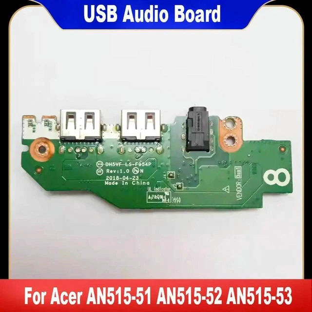 Main image of AJMRTC DH5VF LSF954P Laptop USB Audio Sub Board, Replacement IO Circuit Board for Acer Nitro 5 AN51551 AN51552 AN51553 A71571G A71572G Predator Helios 300 PH31551