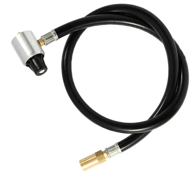 Alt view image 3 of 3 - AJMRTC 3FT Propane Hose Adapter with 15 PSI Regulator, 120 UNF Female Thread Gas Line Accessory for Coleman 5413 5420A Camping Stove, ToolFree Quick Installation for Outdoor Camp Cooking