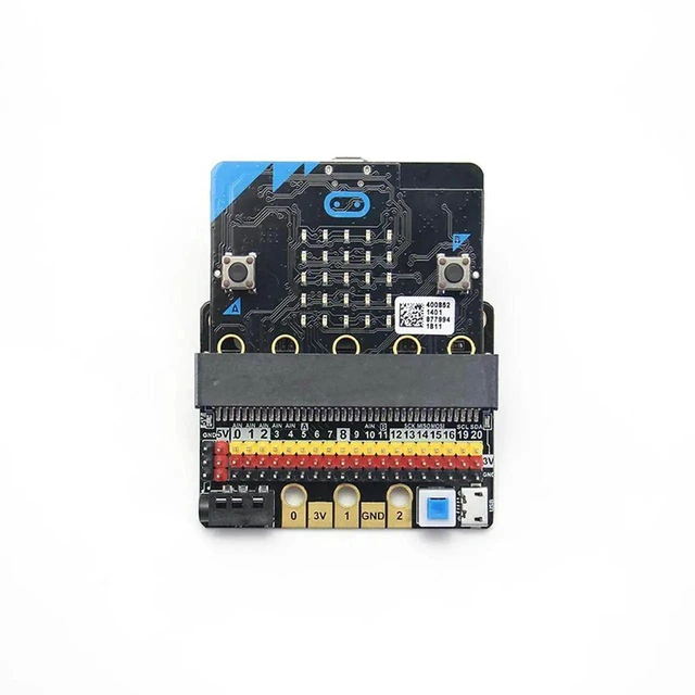 Alt view image 3 of 3 - AJMRTC KittenBot IOBIT V2.0 Breakout Adapter Board SKU 0080000, BBC Micro:bit Development Expansion Module with OnBoard Buzzer, 3.5mm Audio Jack, SelfRecovery Fuse for STEM Maker Education Projects