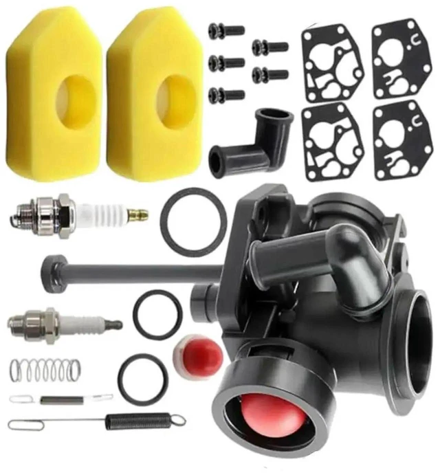 Alt view image 2 of 3 - AJMRTC Lawn Mower Replacement Carburetor Kit 795477, Replaces 795469 794161 794147 699660 Carb Assembly, Compatible with Toro & Craftsman Lawn Mower Small Engine, Durable Gas Carb Repair Parts Set for