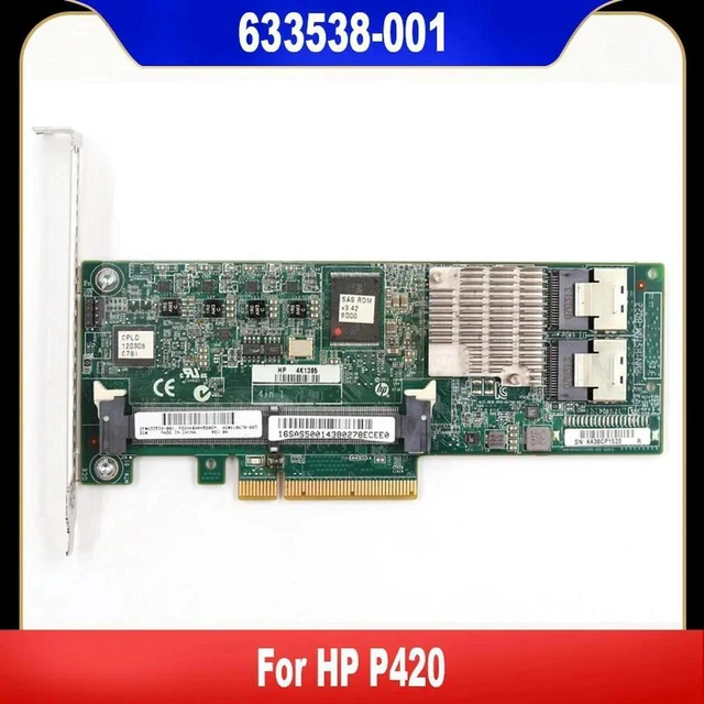 Main image of AJMRTC Smart Array P420 RAID Controller Card 631670B21 633538001 633542001, 1GB Cache Server Storage Array IO Card, Internal Expansion Addon Card for Enterprise Server Data Protection & Disk Manag