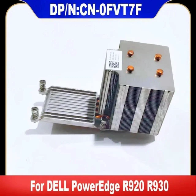 Main image of AJMRTC 0FVT7F Server CPU Heatsink, CN0FVT7F FVT7F CPU Cooling Radiator Replacement for Dell PowerEdge R920 R930 Server, Data Center Server Thermal Repair Spare Cooling Part