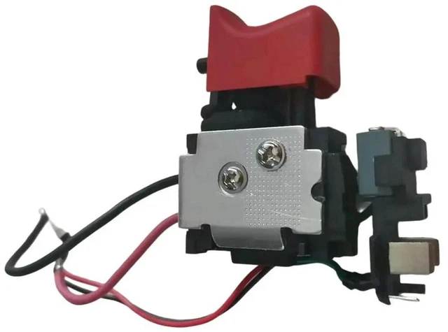 Alt view image 2 of 3 - AJMRTC Black Trigger Switch Assembly, HighSensitivity Replacement Power Tool Switch for GSR120 GSB120LI Cordless Drill, Electric Drill Trigger Control Repair Spare Assembly