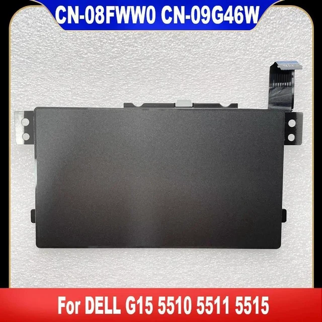 Main image of AJMRTC Laptop Touchpad Mouse Button Assembly, PN 08FWW0 CN08FWW0 09G46W CN09G46W Replacement Click Buttons for Dell G15 5510 5511 5515 Gaming Notebook, Touchpad Repair Spare Parts