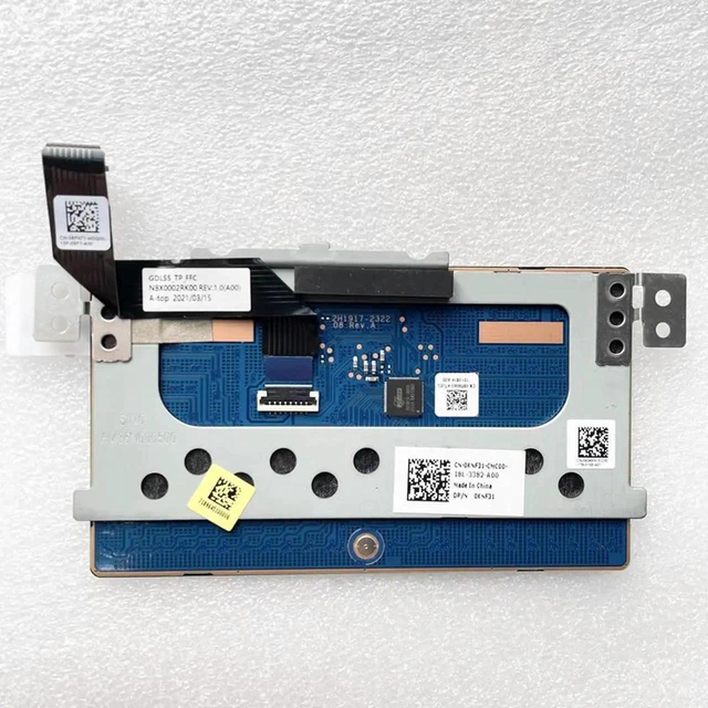 Alt view image 3 of 3 - AJMRTC Laptop Touchpad Mouse Button Assembly, PN 08FWW0 CN08FWW0 09G46W CN09G46W Replacement Click Buttons for Dell G15 5510 5511 5515 Gaming Notebook, Touchpad Repair Spare Parts