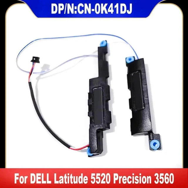 Main image of AJMRTC Laptop BuiltIn Left & Right Speaker Set 0K41DJ CN0K41DJ K41DJ, Replacement Audio Speaker for Dell Latitude 5520 5521 Precision 3560 3561 Notebook Sound Repair Spare Part