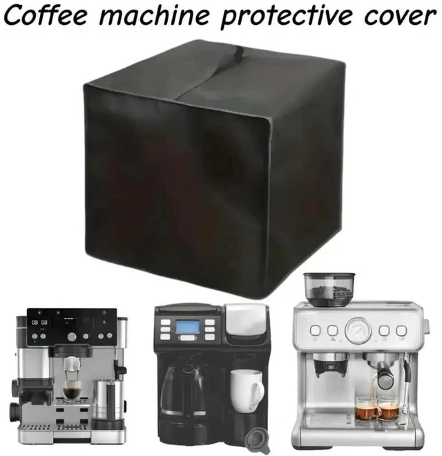 Alt view image 3 of 3 - AJMRTC 420D Oxford Cloth Espresso Machine Dust Cover, Waterproof Foldable Coffee Maker Protective Cover, Dust & Debris Resistant Accessory for Home Kitchen Espresso Coffee Machines