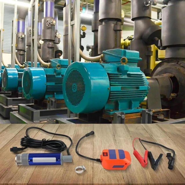 Alt view image 3 of 3 - AJMRTC 38mm Cordless Lithium Transfer Pump, 4060L/min Flow Rate, 46m Lifting Height, 24m Cable, Portable Submersible Pump for Diesel and Water Transfer, Outdoor Liquid Handling Equipment
