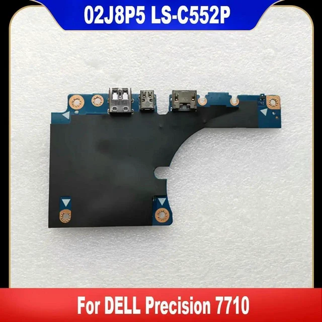 Main image of AJMRTC 02J8P5 LSC552P Laptop I/O Board CN02J8P5, HDMI DisplayPort USB Interface Daughterboard Replacement for Dell Precision 7710 Workstation Laptop Port Repair Spare Part