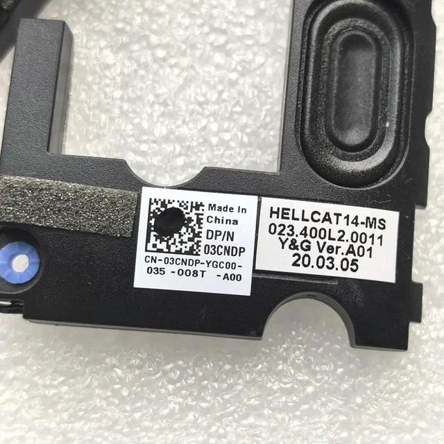 Alt view image 3 of 3 - AJMRTC 03CNDP Laptop Builtin Left & Right Internal Stereo Speaker CN03CNDP 3CNDP, Replacement Sound Speaker for Dell Inspiron 5400 5406 7405 2in1 Notebook Audio Repair Spare Part