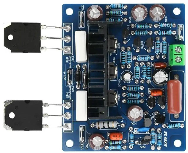 Alt view image 3 of 3 - AJMRTC 100W*2 DualChannel Digital Audio Amplifier Board, HiFi Stereo HighPower Amplifier Module Electronic Kit, DC Powered DIY Audio Amp Board for Home Speaker, Sound System and Electronic DIY Proje