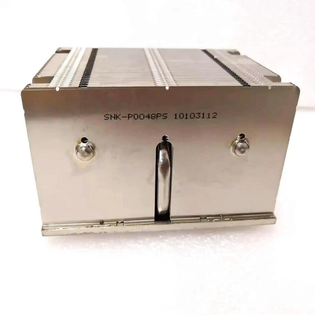 Alt view image 2 of 3 - AJMRTC SNKP0048PS 2U Rectangular Passive CPU Heatsink Radiator, Narrow ILM LGA2011 Server Cooler for Supermicro X9 X10 2U UP DP MP Server, Xeon Processor Thermal Replacement Repair Spare Part