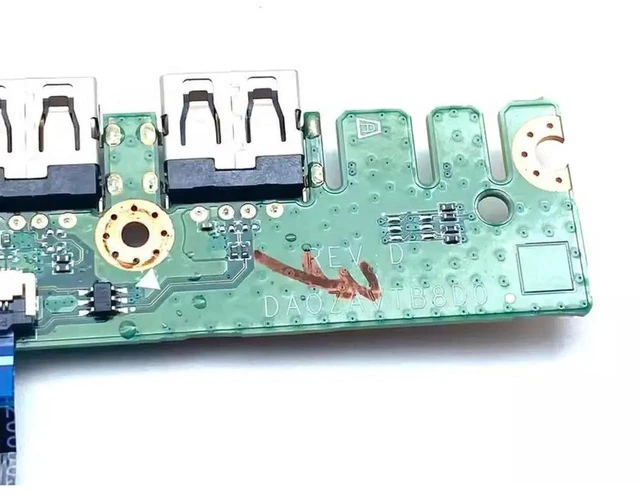 Alt view image 2 of 3 - AJMRTC USB Audio Port Board PN DA0ZAVTB8D0 DAOZAVTB8D0 for Acer Aspire A31551 Laptop, Internal USB Audio Sub Board Replacement Part, Fully PreTested Notebook Accessory Repair Component