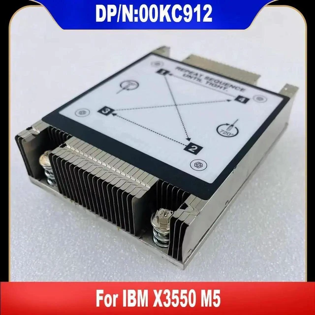 Main image of AJMRTC Server CPU Heatsink Radiator PN 00KC912 00KC908 00FK457 N32965Z for IBM Lenovo X3550 M5 Server, Replacement Copper HeatSink Module for Server CPU Thermal Dissipation Repair