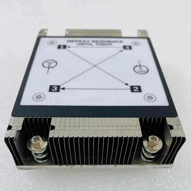 Alt view image 2 of 3 - AJMRTC Server CPU Heatsink Radiator PN 00KC912 00KC908 00FK457 N32965Z for IBM Lenovo X3550 M5 Server, Replacement Copper HeatSink Module for Server CPU Thermal Dissipation Repair