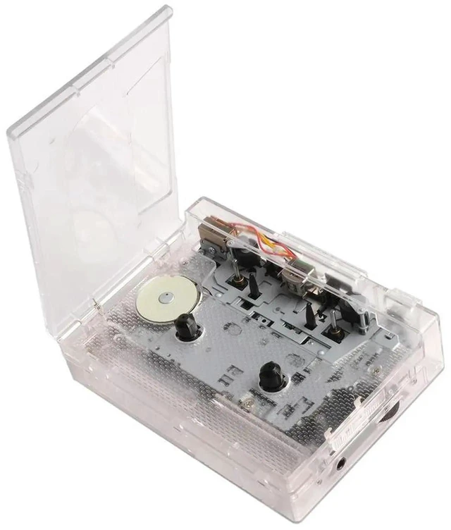 Alt view image 3 of 3 - AJMRTC USB Powered Cassette Player, Portable Tape to MP3 Converter with Radio Function, Convert Old Cassette Tapes to Digital MP3 Files, Support Headphone Private Listening for Audio Tape Restoration