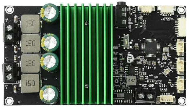 Main image of AJMRTC Bluetooth Amplifier Board with Bass Enhancement & EQ Adjustment, 2×150W DualChannel Audio Amplifier Module, APP Tuning Supported, DIY Hardware for Home Speaker Modification and Car Audio Upgra