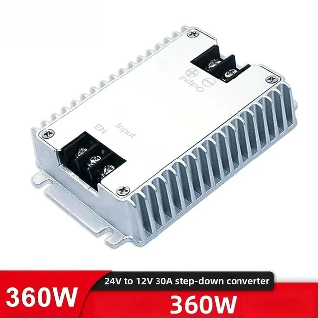 Alt view image 3 of 3 - AJMRTC DCDC Step Down Converter 24V to 12V, 360W 30A Continuous Current Power Supply Transformer, HeavyDuty Voltage Reducer for Truck RV Car Van OffRoad Vehicle Automotive Electronic Equipment