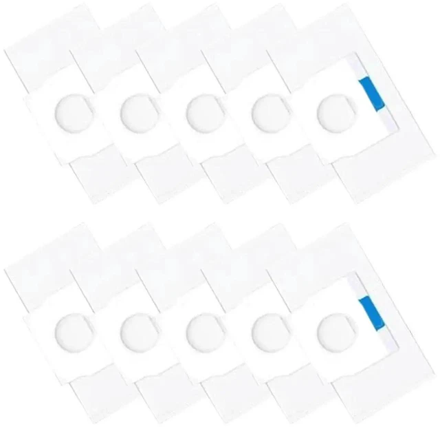 Alt view image 3 of 3 - AJMRTC 10 Pack Replacement Dust Bags, HighEfficiency Filtration Vacuum Dust Bag Compatible with Panasonic AMC HC12 NC2 D NC5 Robot Vacuum Cleaner, Disposable LeakProof Dust Collection Bags for Home