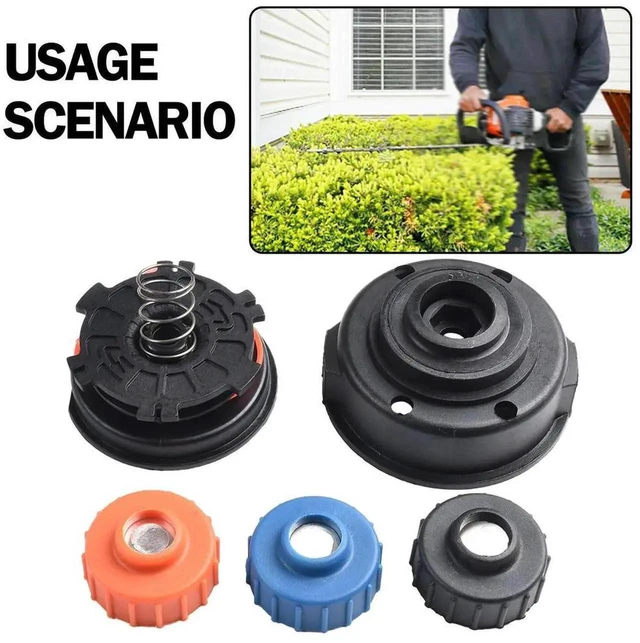 Alt view image 2 of 3 - AJMRTC String Trimmer Head Assembly with Bump Feed Knob, OEM Reference Part 310643003, Replacement Trimmer Spare Parts Compatible with RY34446 RY34447 RY40002 Weed Eater for Lawn Garden Grass Cutting