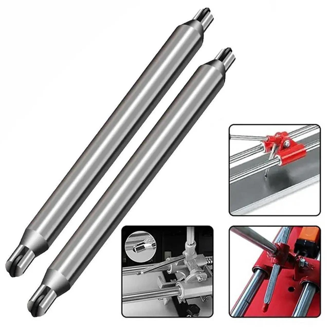 Alt view image 3 of 3 - AJMRTC 2Piece Set DoubleHead Manual Tool Holder, Silver Replacement Tool Holder Specially for Floor Tile Cutting Machine, WearResistant Tile Cutter Accessory for Ceramic Floor Tile Renovation Cutti