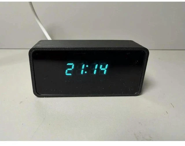 Alt view image 2 of 6 - AJMRTC USB Powered Vacuum Fluorescent Display Clock, Compact 68x32x23mm Digital VFD Clock Module, Desktop Bedside Auto Dashboard Time Display with Bright VFD Tube for Home Office Vehicle Decoration