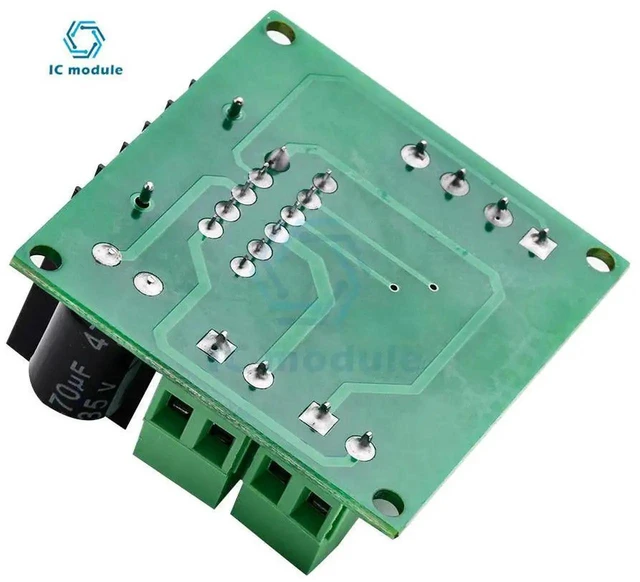 Alt view image 3 of 3 - AJMRTC LMD18200T DC Motor Driver Module, 3A 75W SingleChannel PWM Speed Adjustable Motor Driver Board for DC Motor Control Electronic DIY Experiment Projects